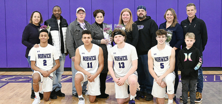 BOYS BASKETBALL: Norwich honors seniors in win over Sus Valley
